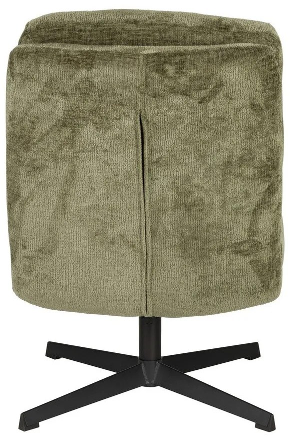 Zelené otočné kreslo Kai – White Label