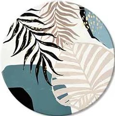 Okrúhle obrazy s akrylom Dotyk džungle