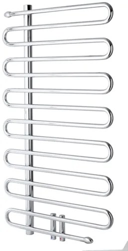 Radiátor pre ústredné vykurovanie Anima Ricordi 105x60 cm chróm BR6001050CR