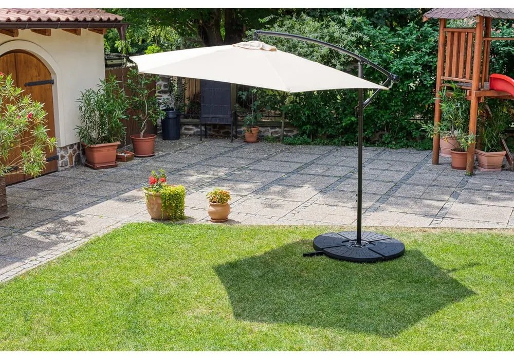 Čierny podstavec na slnečník Bonami Essentials, ø 100 cm