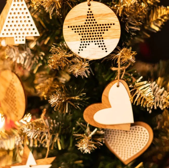 Vianočné ozdoby KL-21X17 MIX (4 ks)