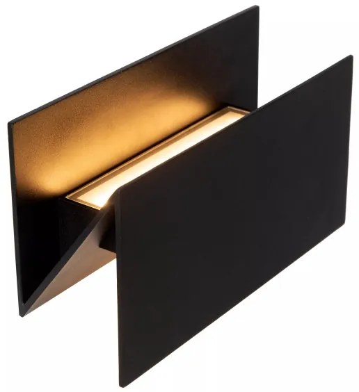 Lucide 28802/15/30-LED Vonkajšie nástenné svietidlo SWINDON LED/16W/230V IP54černá