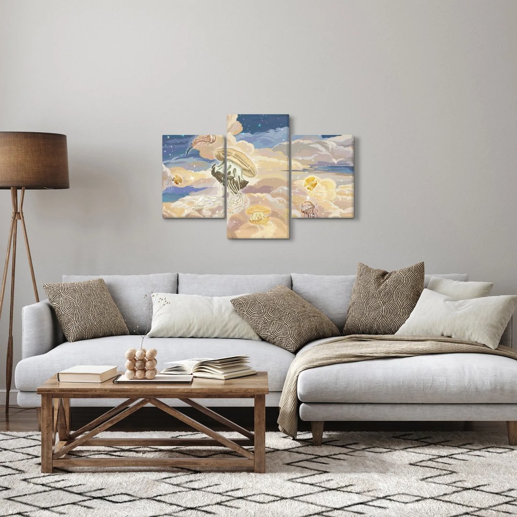 Obraz - Nebeské medúzy (90x60 cm)