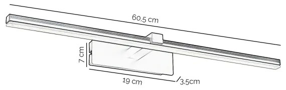 ONLI - LED Obrazové svietidlo FRED LED/14W/230V 4000K čierna