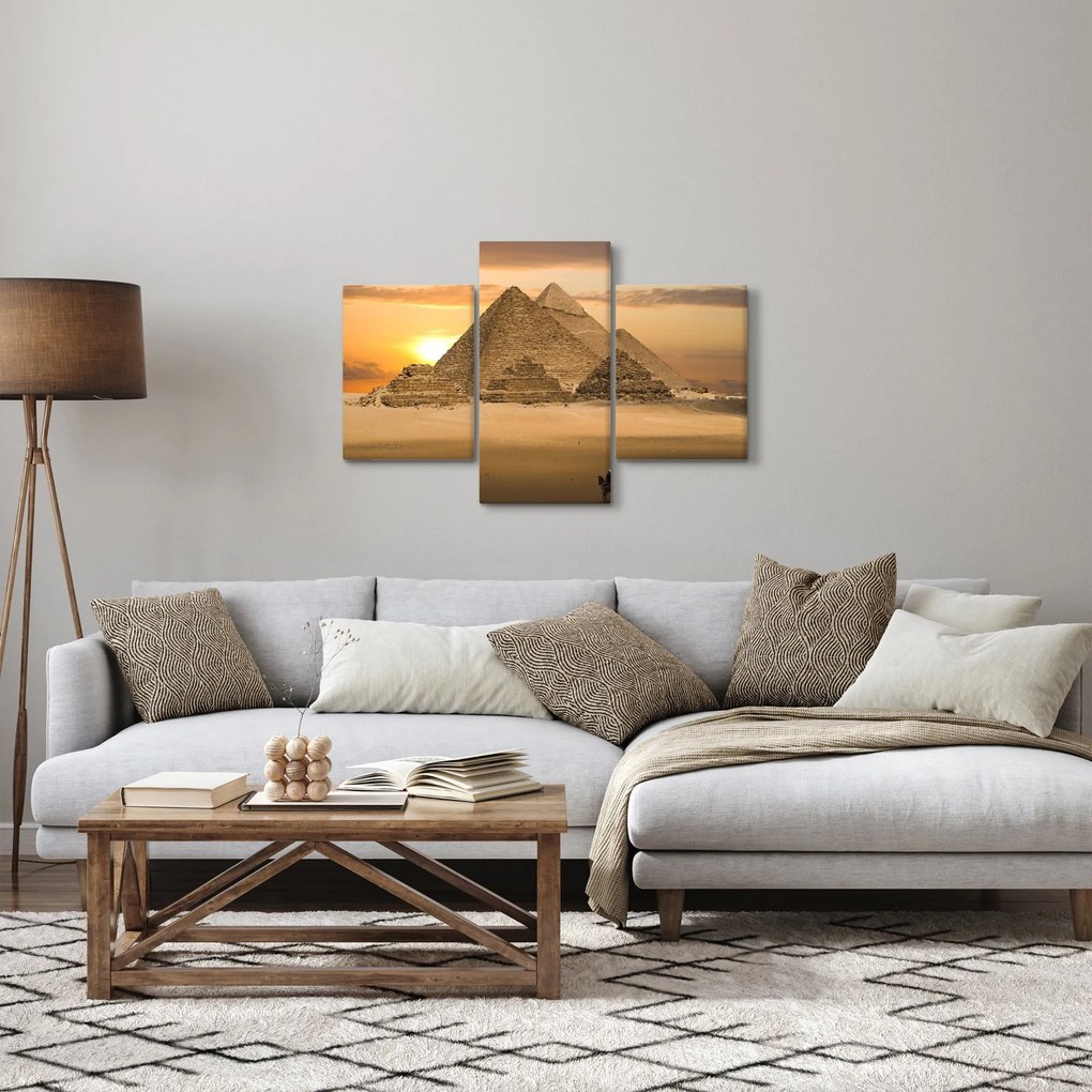 Obraz - Pyramídy (90x60 cm)