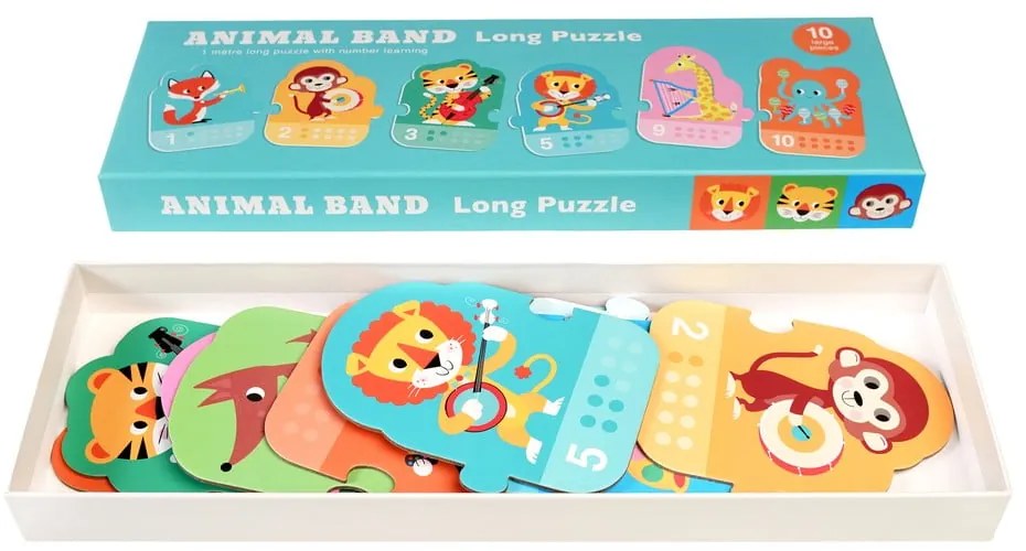 Puzzle (počet dielikov 10) Animal Band – Rex London