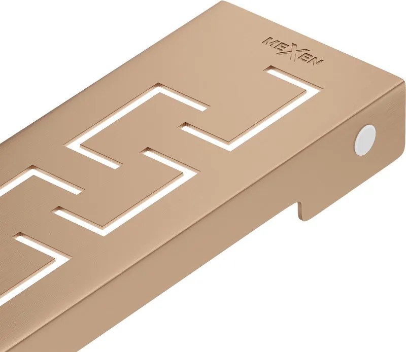 Mexen Flat M15 kryt na lineárny odtok 80 cm, brúsená meď - 1C24080
