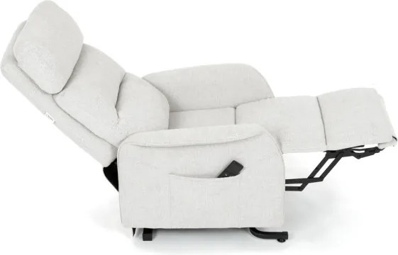 Polohovacie kreslo béžové, elektrické TV-L8960 CRM2