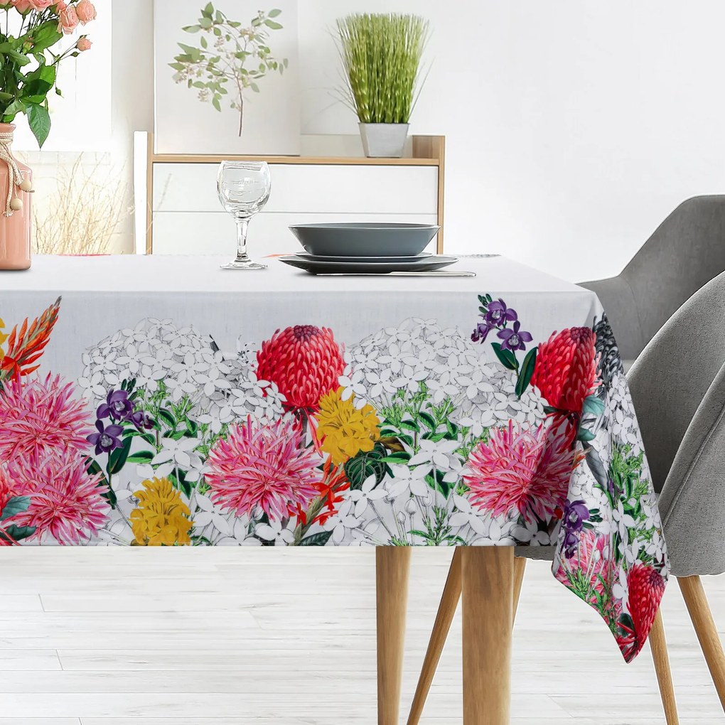 BEHÚŇ NA STÔL SUMMER3 40X140 CM KVETY