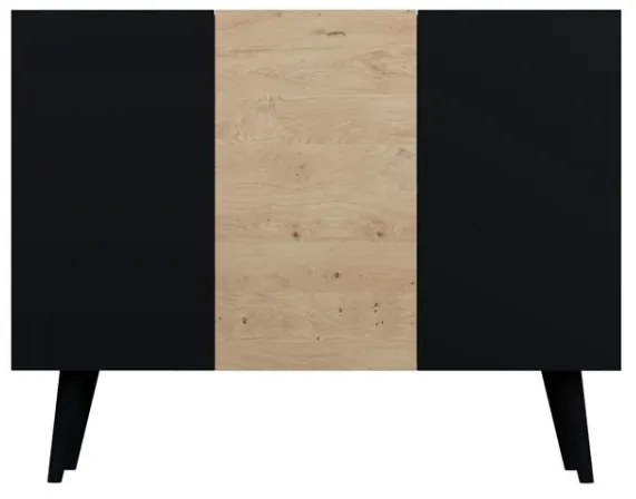 Komoda TORONTO 120 cm dub artisan/čierna