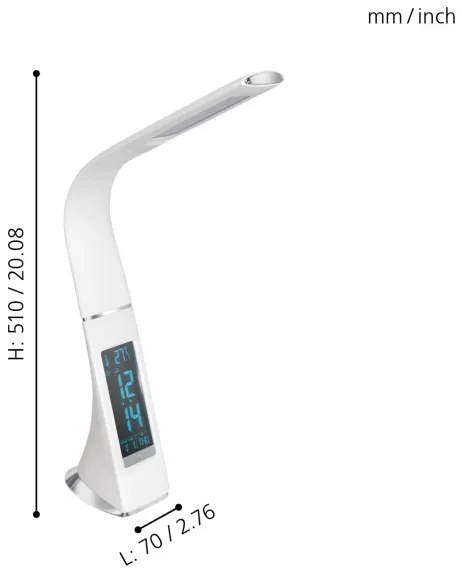 Eglo 97915 - LED Stolná lampa COGNOLI LED/3,2W/230V