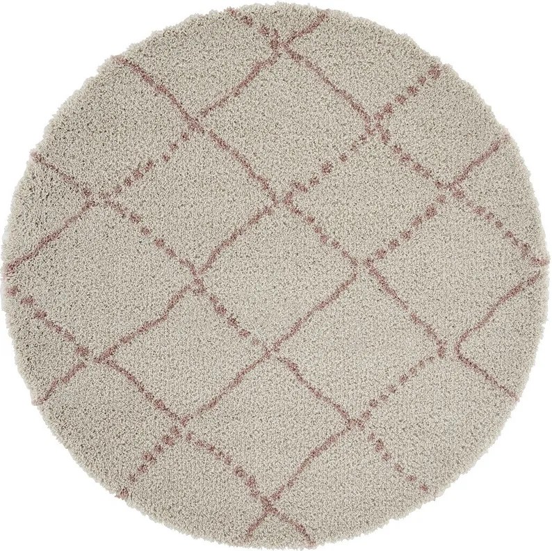 Mint Rugs - Hanse Home koberce Kusový koberec Allure 102749 Cream/Rose - 120x120 (průměr) kruh cm