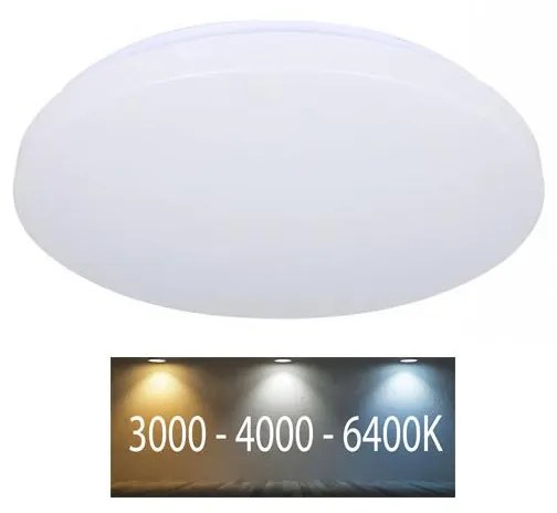 V-Tac LED Stropné svietidlo LED/24W/230V 35cm 3000K/4000K/6400K mliečna VT0491