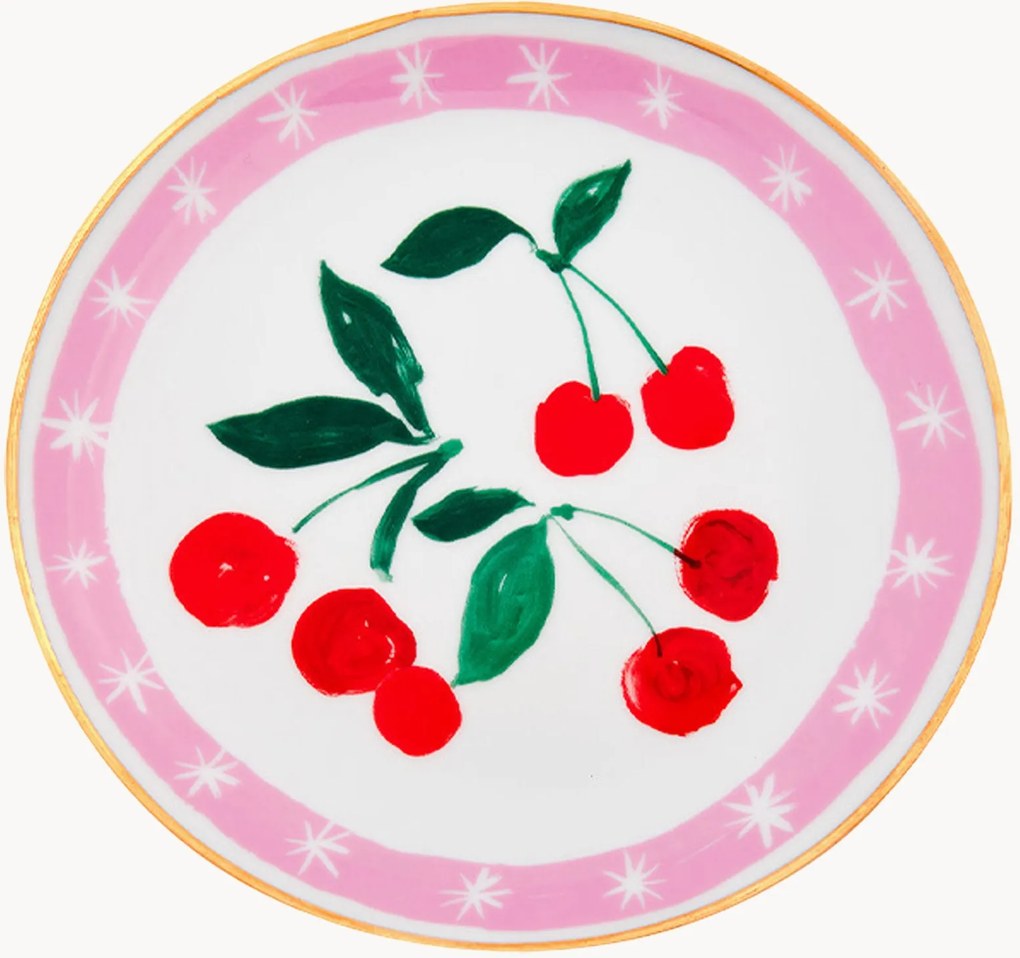 Ručne vyrobený porcelánový dezertný tanier Con Amore