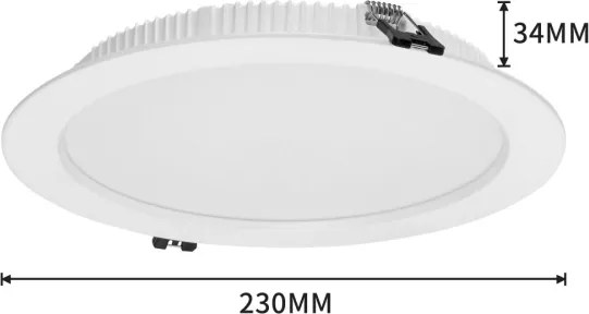 Immax NEO 07295L - LED stmievateľné podhľadové svietidlo DOWN LED/36W/230V Wi-Fi, Tuya  priemer 23 cm, biele