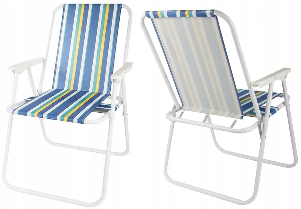 Verk 14414 Turistické skladacie kreslo modro-žlté