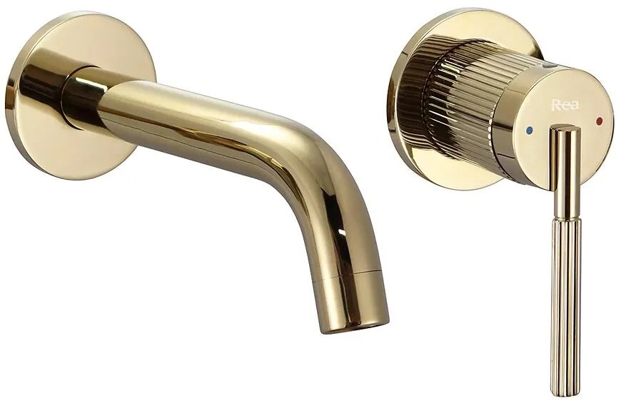 Podomietková batéria Rea Argon zlatá + BOX