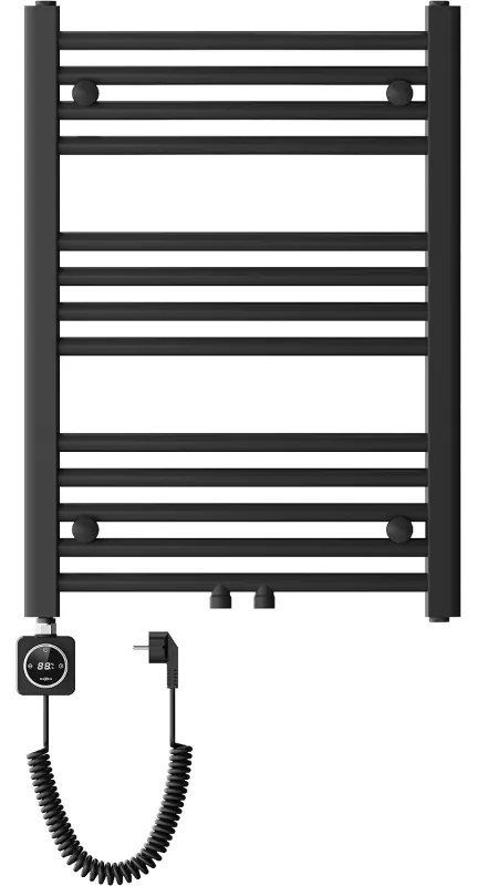 Mexen Ares, elektrické vykurovacie teleso 700 x 500 mm, 300 W, čierna, W102-0700-500-6300-70