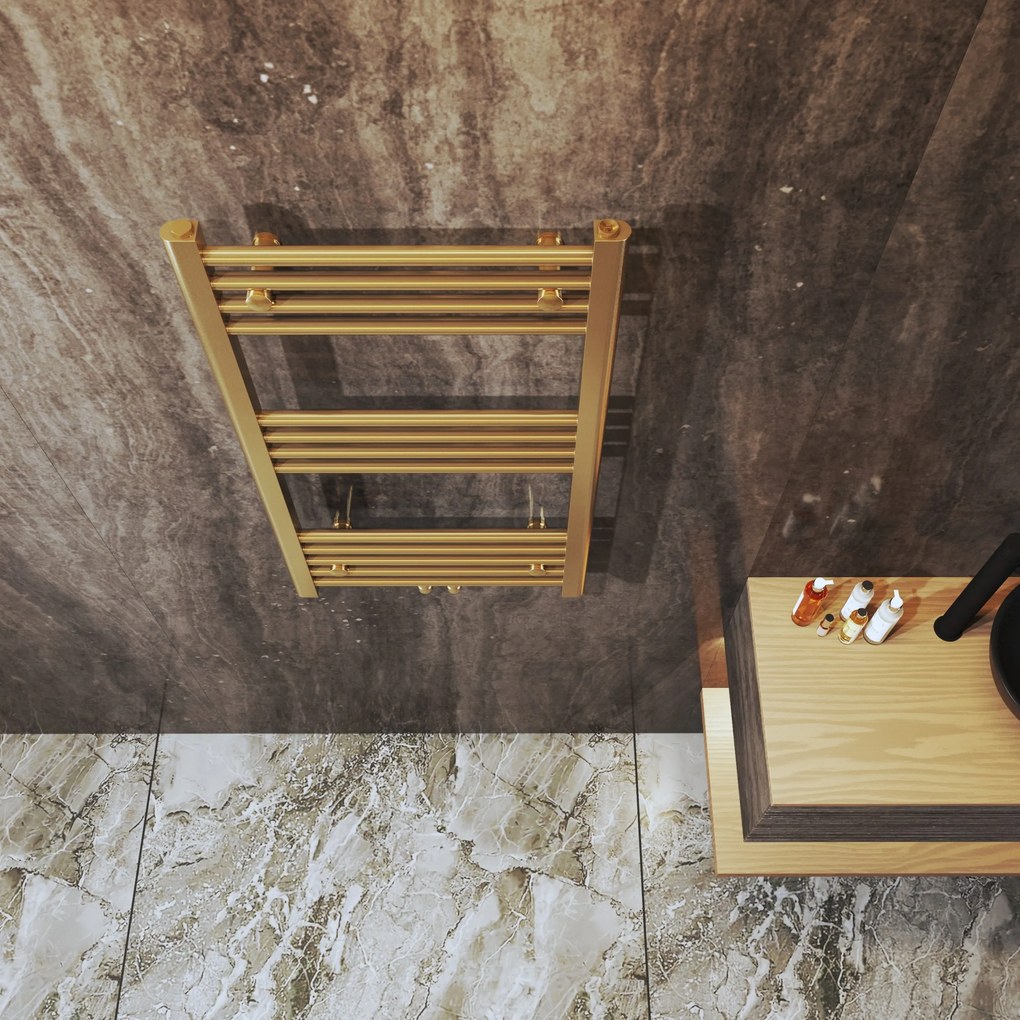 Gamma Simple, vykurovacie teleso 500x900 mm, 357 W, zlatá matná, GMA-SIMP-9050-BGD