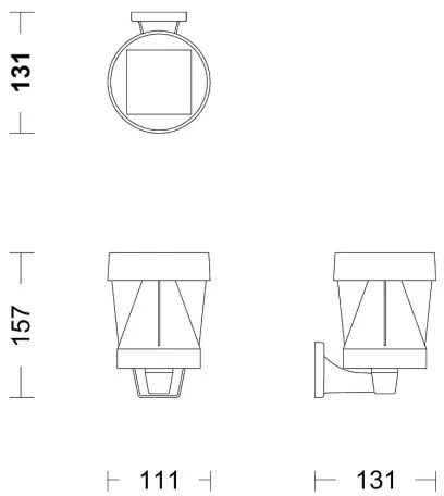 Philips - LED Solárne nástenné svietidlo AVERY LED/1,8W/3,7V 2700K IP44