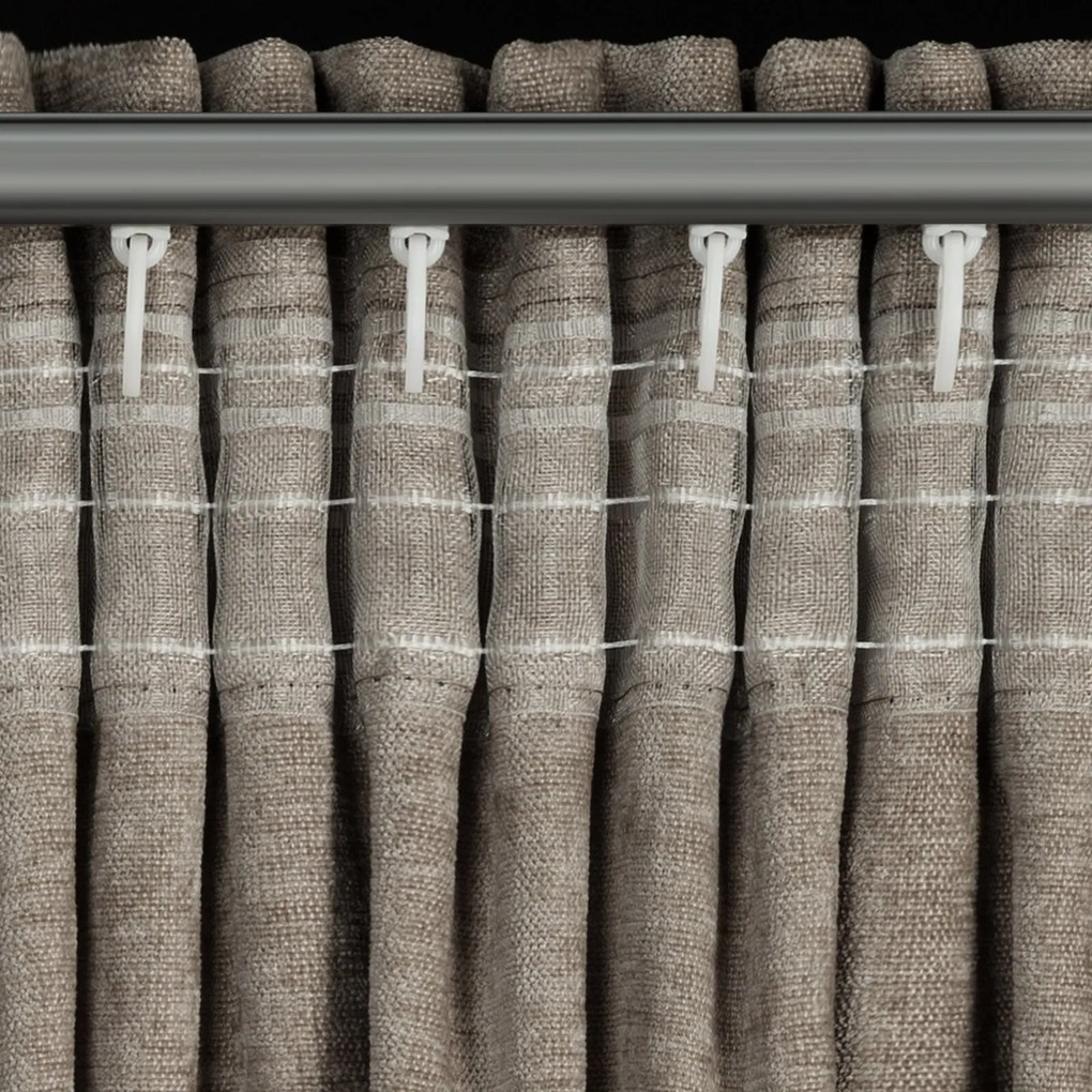 ZÁVES NA PÁSKE VANI 140X270 CM BÉŽOVÁ