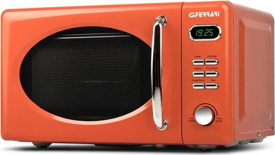 G3Ferrari G1015509 - Mikrovlnná rúra s grilom, 1150 W / 230 V, 20 l, oranžová