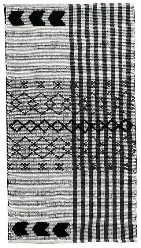 Koberec bavlnený Chindi 0.8/1.5 Cr-1281 čierny