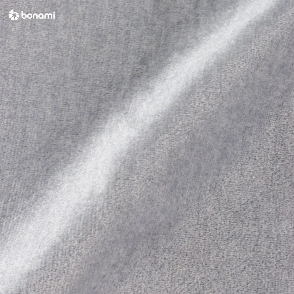 Svetlosivá čalúnená dvojlôžková posteľ s úložným priestorom s roštom 180x200 cm Lamica – ELTAP