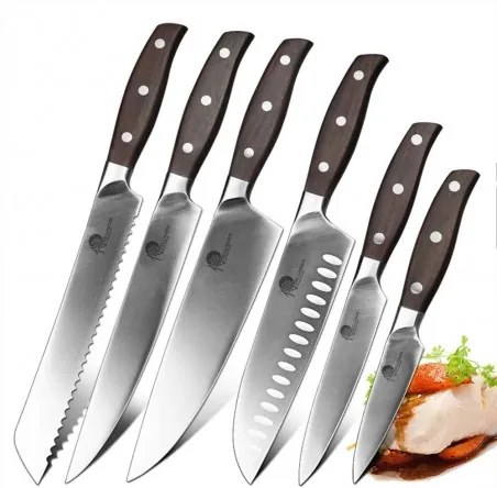 nůž Santoku 7" (178mm) Dellinger CLASSIC Sandal Wood