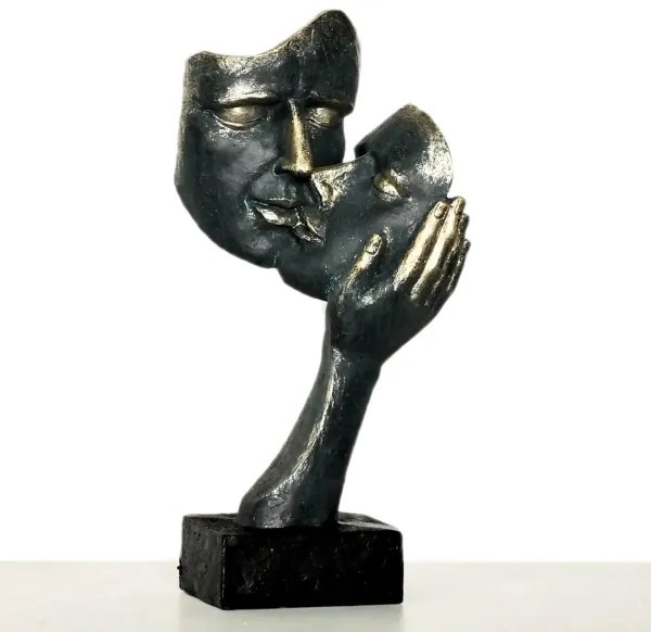 Stolná dekorácia 35x22x13 cm živica/patina