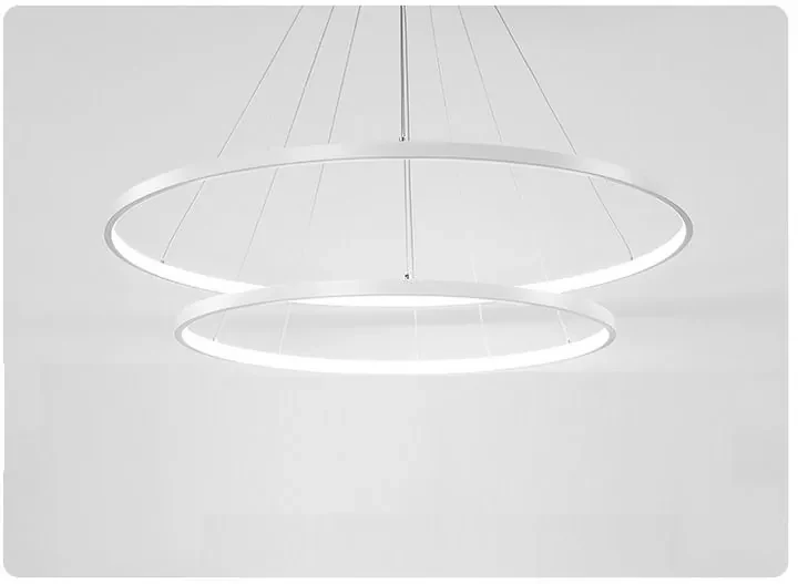 Toolight - LED závesné svietidlo Vegas 40+60cm + diaľkové ovládanie, biela, OSW-07858