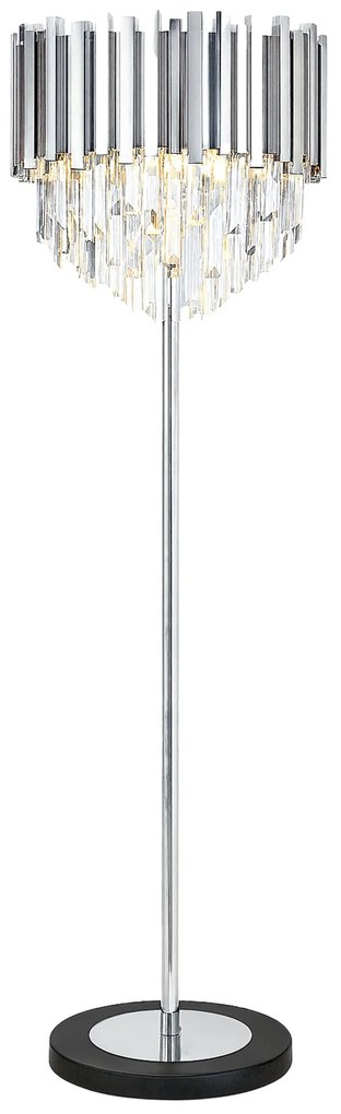 Toolight Toolight, podlahová lampa na postavenie 3xE14 APP1716-3F, chrómová, OSW-04338