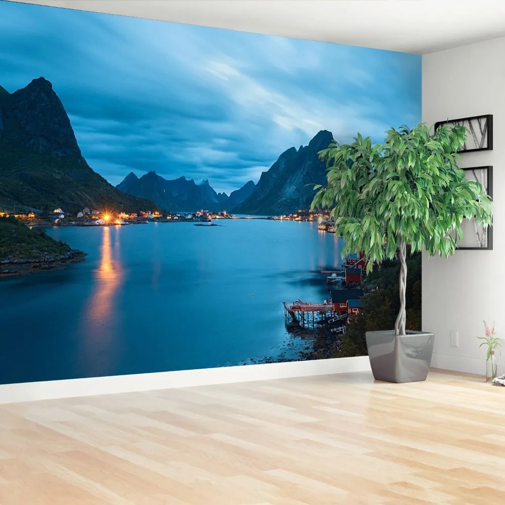 Fototapeta Vliesová Lofoten ostrovy 416x254 cm