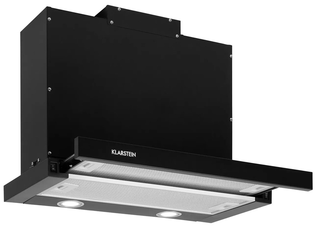 Klarstein Mariana 60, plochý digestor, 500 m³/h, odsávanie vzduchu, LED