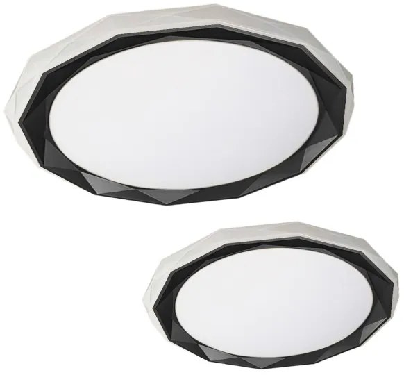 LED Stmievateľné stropné svietidlo OSCAR LED/45W/230V 3000-6000K čierna + DO