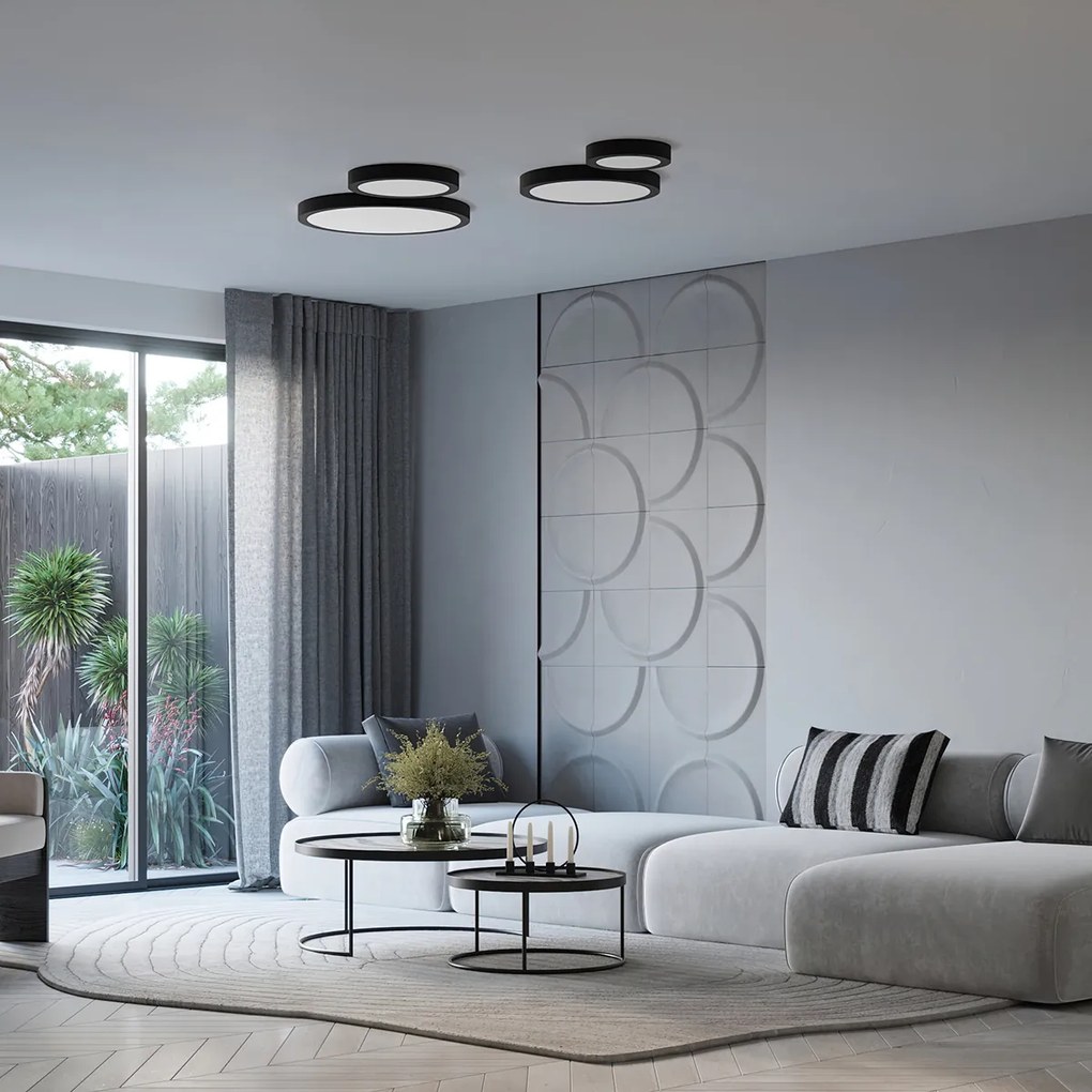 Stropné LED svietidlo Onyx 40, 1x LED 23w, 3000k, b