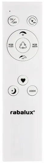 Rabalux 2291 - stmievateľné RGB LED stropné svietidlo RASMUS LED/22W/230V + diaľkové ovládanie