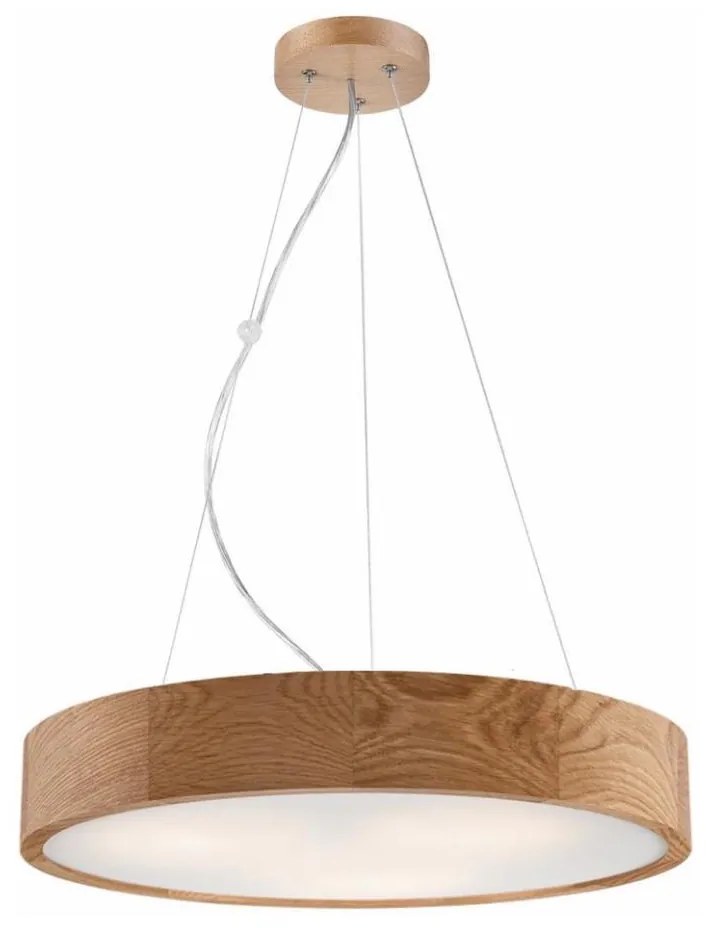 Luster na lanku OAK 3xE27/60W/230V dub ø 47,5 cm