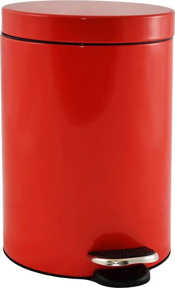 SEPIO Odpadkový kôš s pedálom 3 l. červený 17x17x26 cm