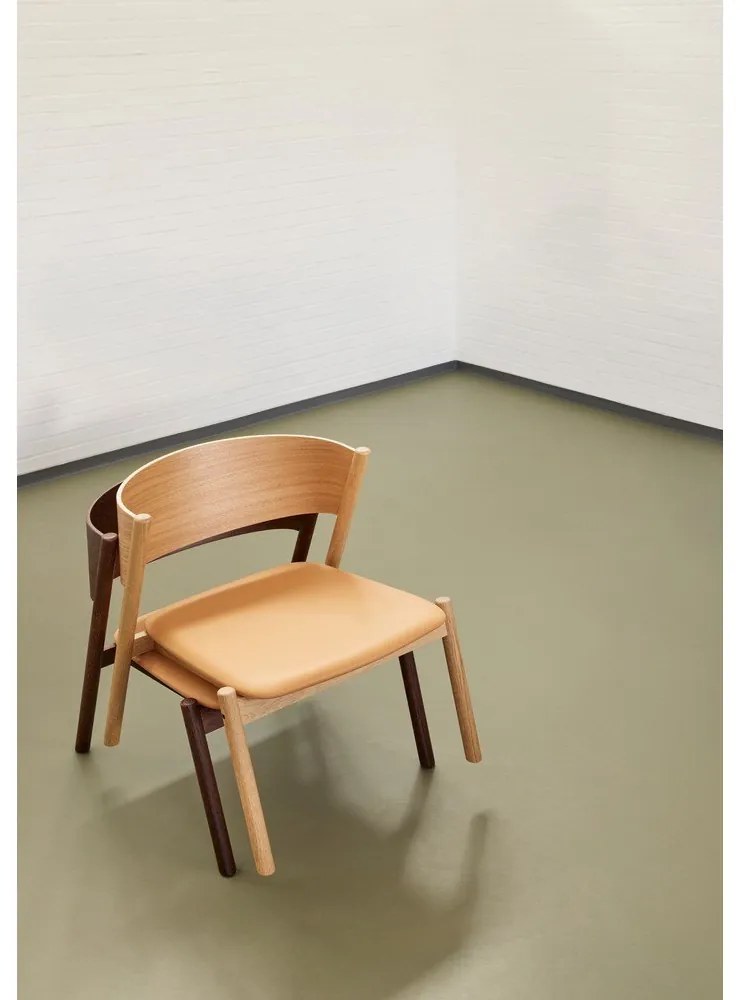 Svetlohnedé kreslo Oblique – Hübsch