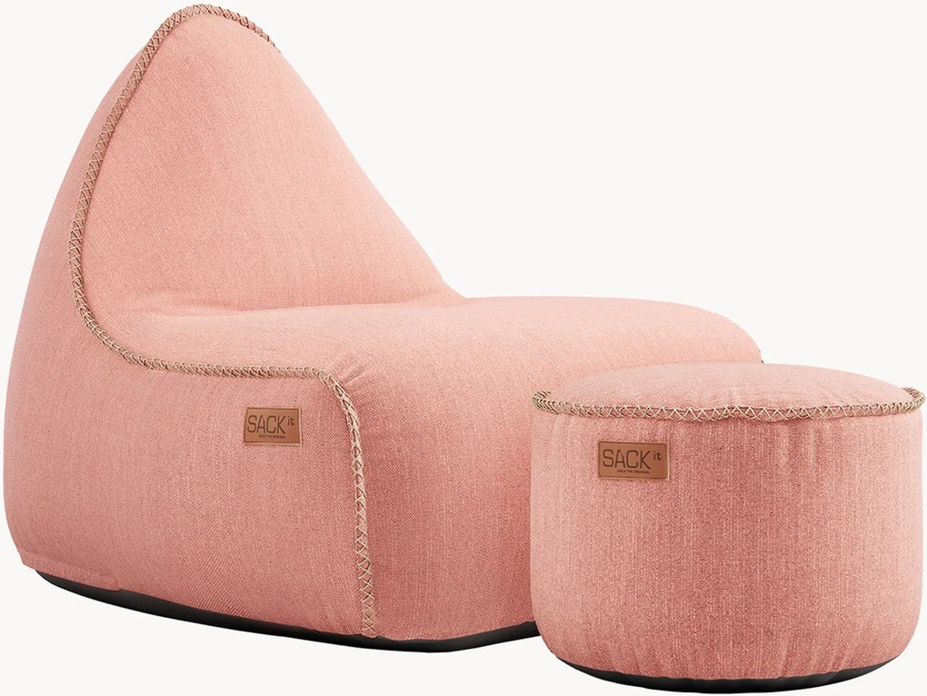 Záhradný sedací vak's podnožkou Cobana