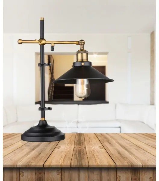 GLOBO 15053T - Stolná lampa LENIUS 1xE27/60W/230V