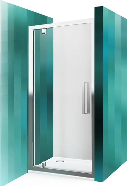 Roltechnik Exclusive line sprchové dvere ECDO1N 1100 čierny elox/transparent
