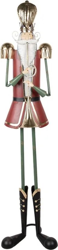 Veľká kovová figúrka Luskáčik Nutcracker - 39*39*174 cm