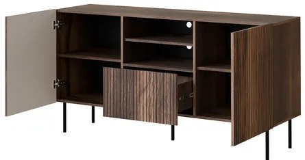 Široká komoda Ostani 150 2D1S, Farby: Orech warmia