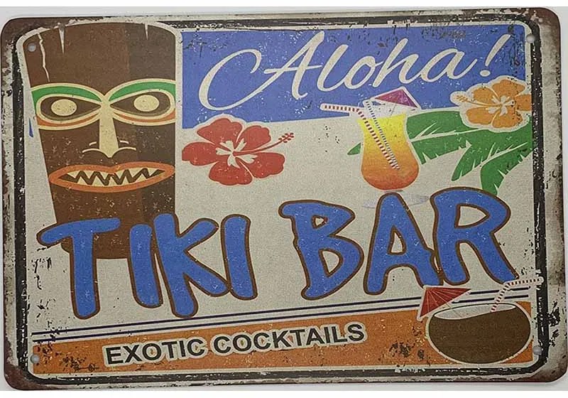 Ceduľa Tiki Bar