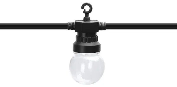 Aigostar - LED Vonkajšia dekoračná reťaz 10xLED/8m IP44 teplá biela