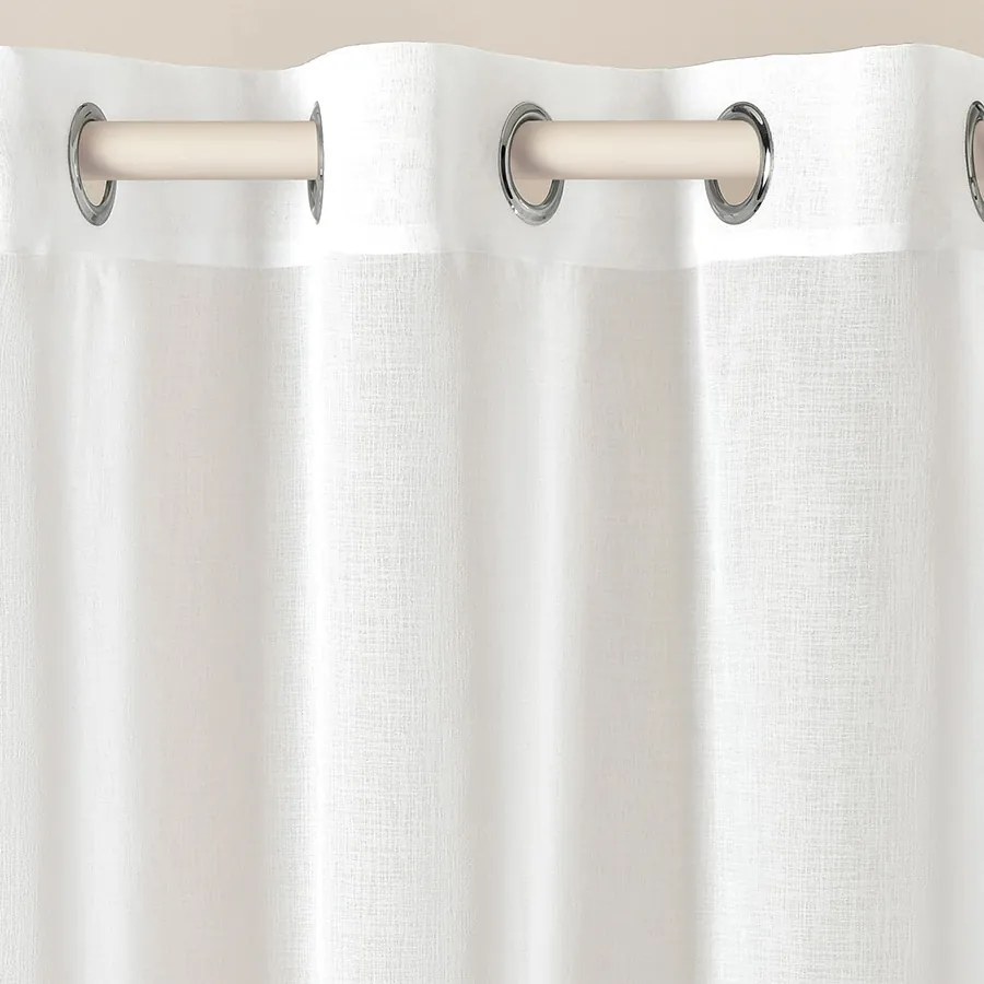Divazo Záclona na krúžkoch Novelia Farba: Biela, Veľkosť: 300 x 160 cm