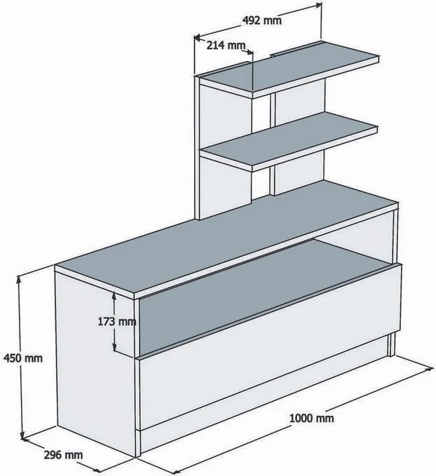 Skrinka na topánky Airy White
