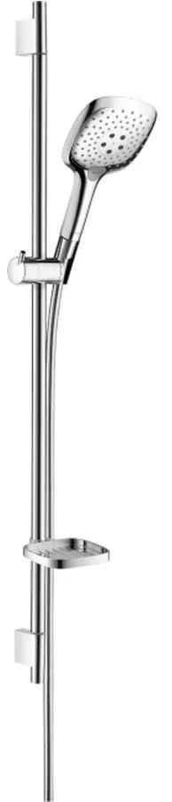 Hansgrohe Raindance Select E, sprchová súprava 120 3jet so sprchovou tyčou 90 cm, biela/chrómová, HAN-26621400